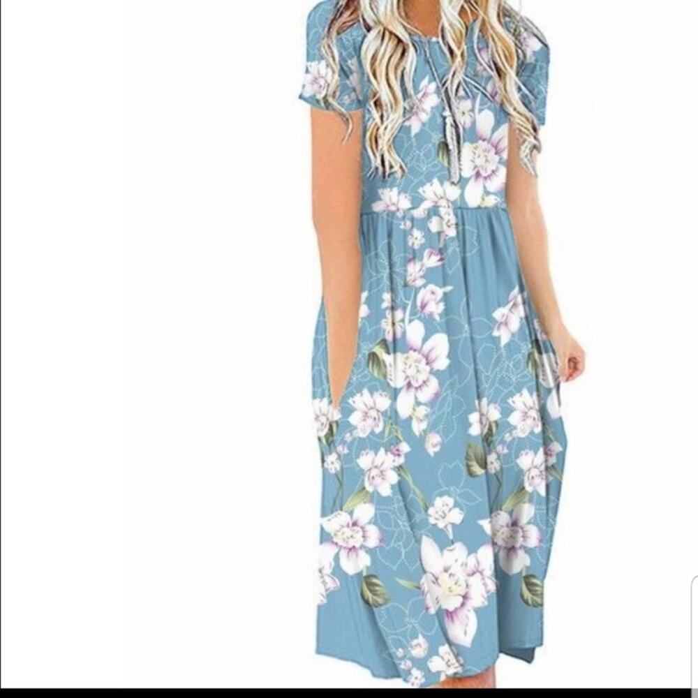 NWT DB Moon floral boho country cottage dress S